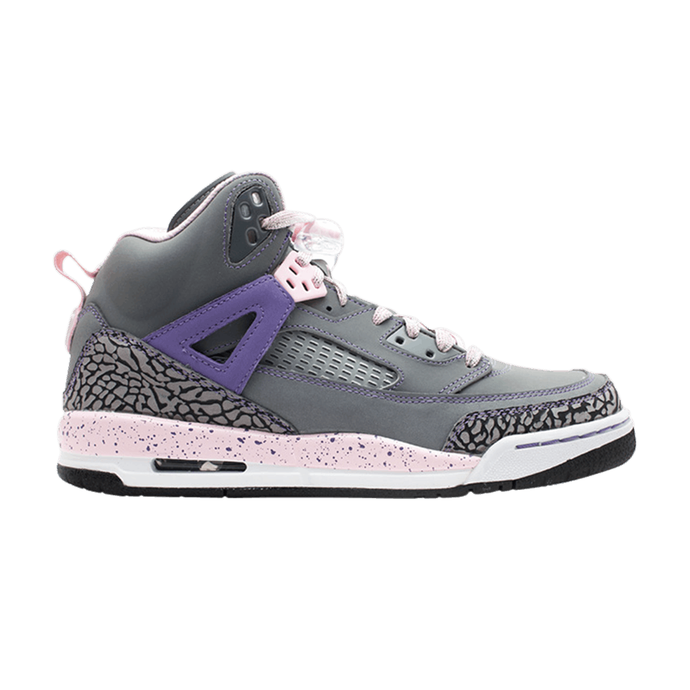 grey black and purple jordans