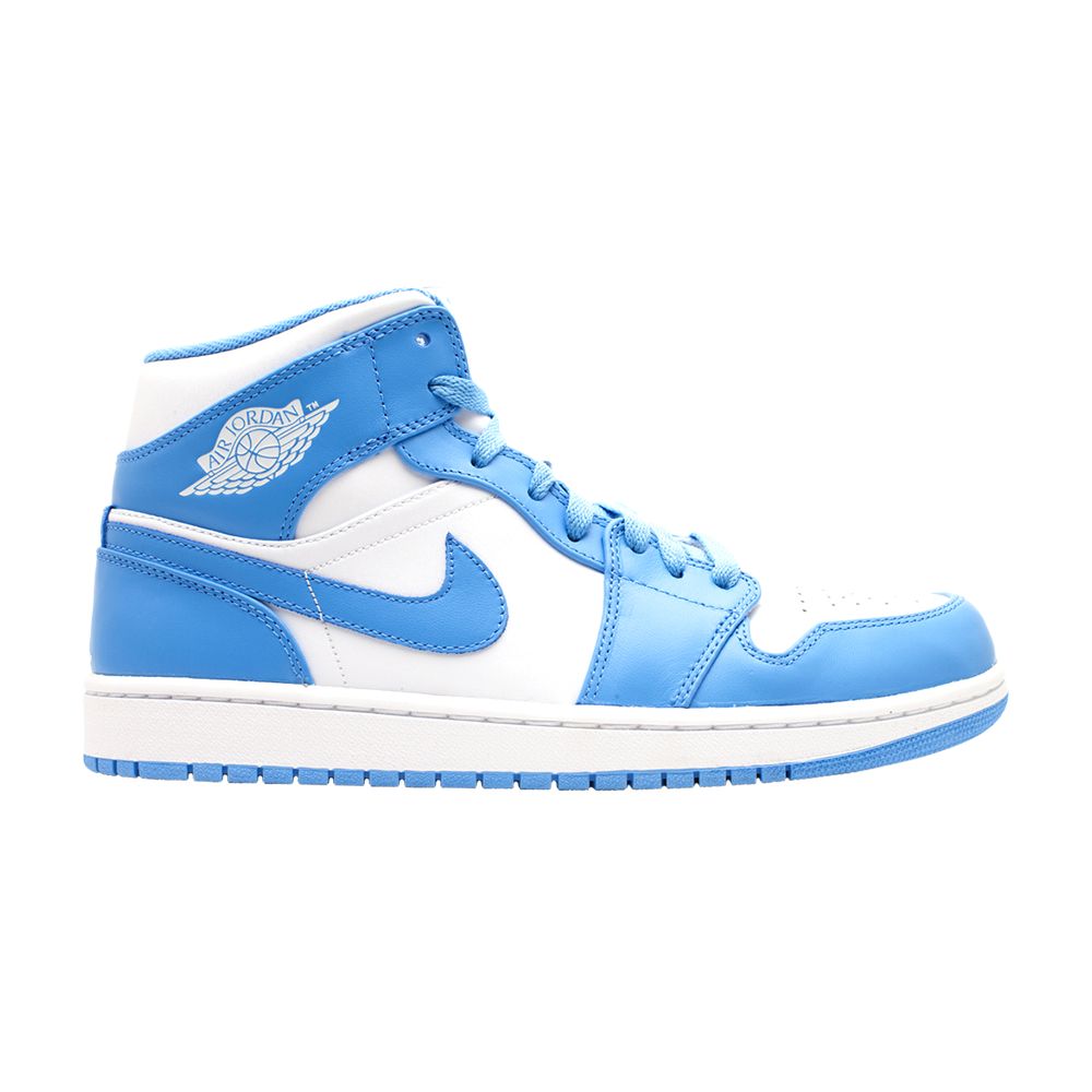 Air Jordan 1 Mid 'UNC' | White | Men's Size 8