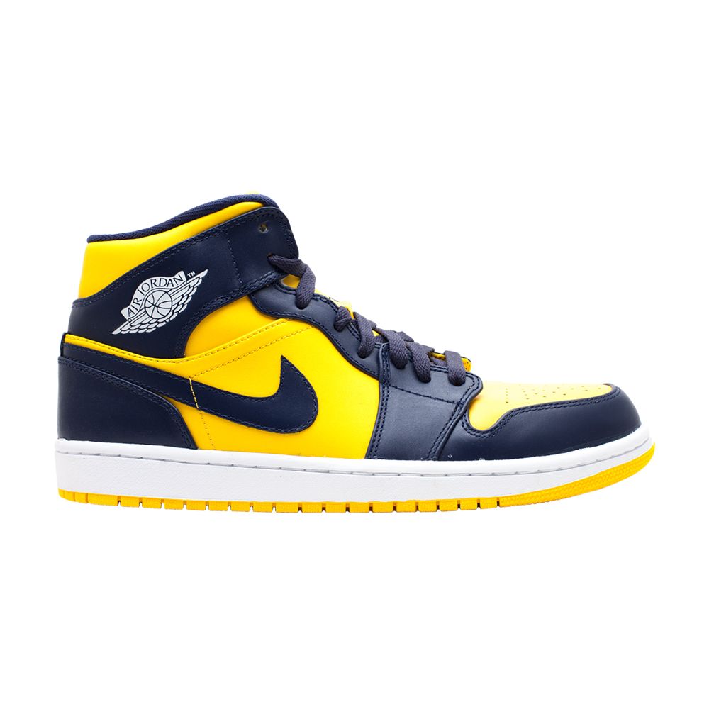 Air Jordan 1 Mid 'Michigan' | Yellow | Men's Size 9.5