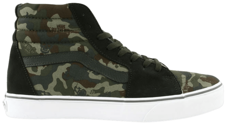 Vans Sk8 Hi Skull Turtle Camo