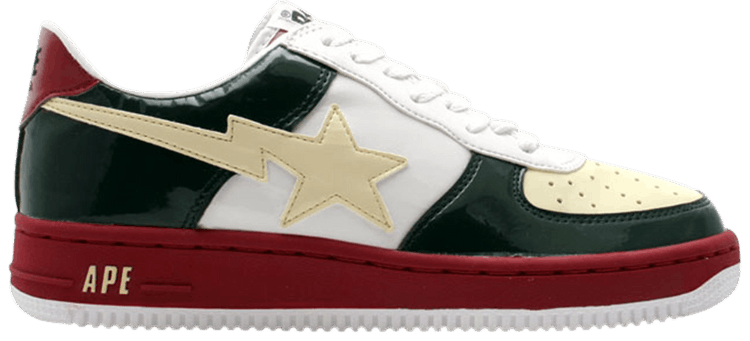 Bapesta FS 001 Low Green Beige Red
