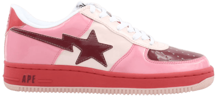 Bapesta FS 001 Low Pink Red