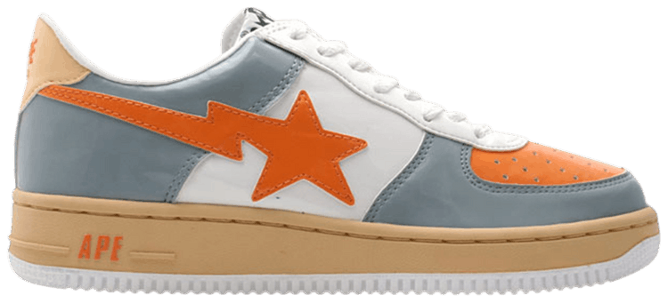Bapesta FS 001 Low Orange Gray