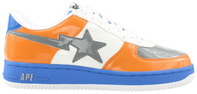 Bapesta FS 001 Low Light Blue Orange