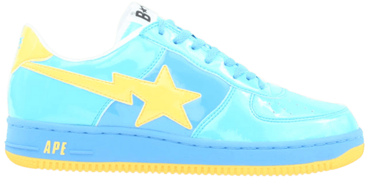 Buy Bapesta FS 001 Low Blue Yellow 578 GOAT