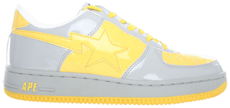 Bapesta FS 001 Low Grey Yellow