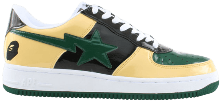 Bapesta green yellow hotsell