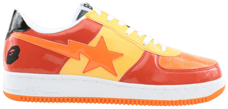 Bapesta FS 001 Low Red Orange Yellow