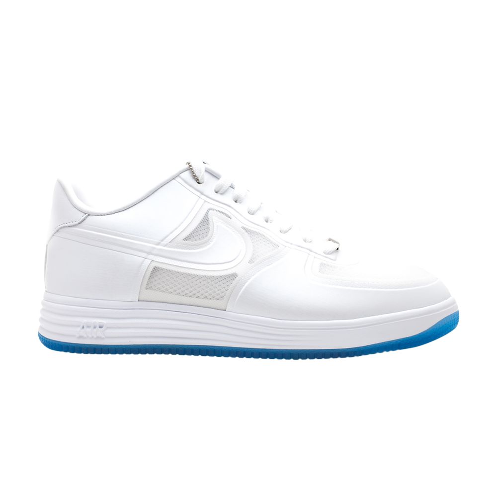 Nike Lunar Force 1 Fuse Qs 'Easter Blue Sole' | White | Men's Size 11 - 614491-100D