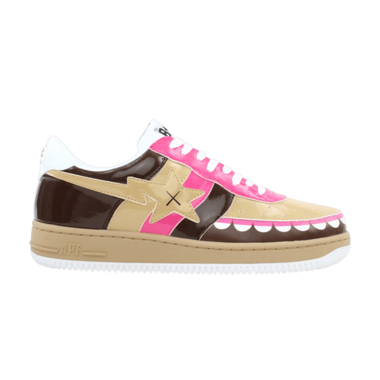 Buy Kaws x Bapesta FS-029 Low 'Chompers - Coffee' - 619 | GOAT