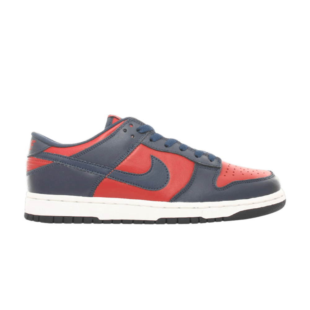 nike dunk low grey navy orange