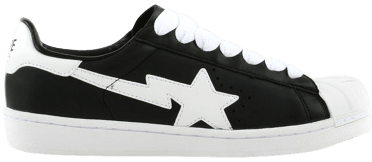 BAPE Skullsta FS 004 Low Black White