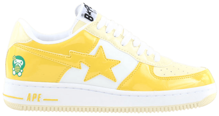 Bapesta FS 001 Low Baby Milo   Yellow