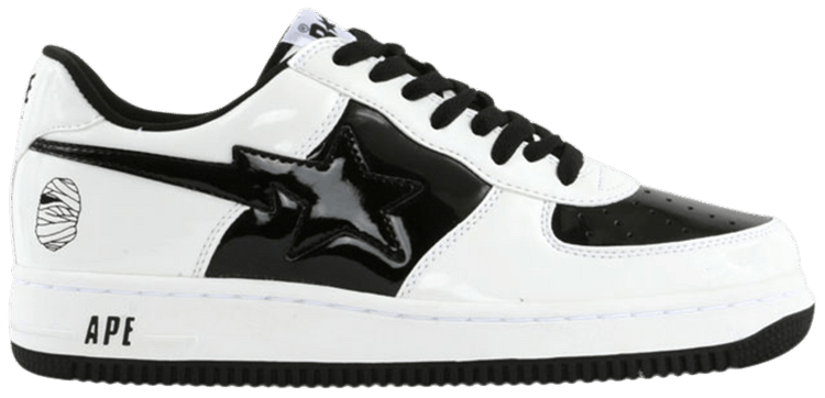 Bapesta FS-001 Low 'Halloween - White Black'