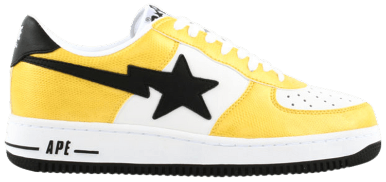 Bapesta FS 001 Low Yellow White