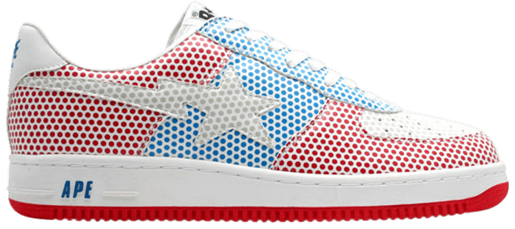 Bapesta FS 001 Low Red Blue