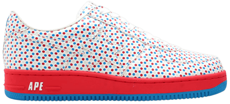 Bapesta FS 001 Low Blue Red Polka Dots