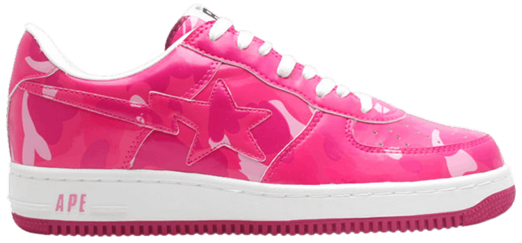 Bapesta FS 001 Low Hot Pink Camo