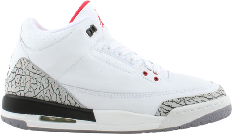 Buy Air Jordan 3 Retro GS 'White Cement' 2003 - 834014 102 | GOAT
