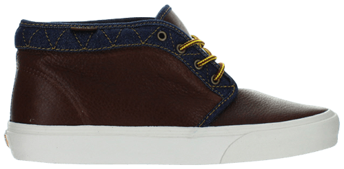 Vans Chukka Boot Leather Denim Brown