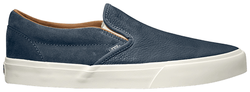 Vans Classic Slip on Torino Leather Dark Slate