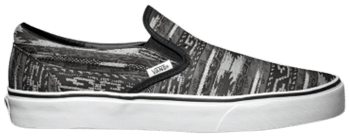 Vans Classic Slip on Van Doren Black Stripes