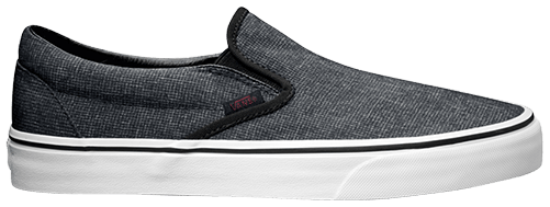 Vans Classic Slip on Micro Grid Suiting Black