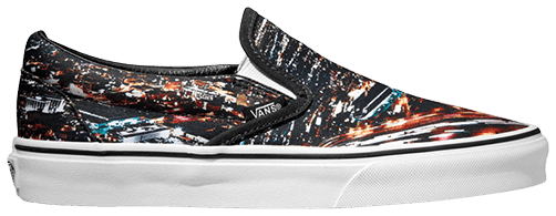Vans Classic Slip on City Black True White