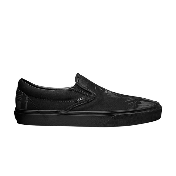 Pre-owned Vans Star Wars X Classic Slip-on 'darth Vader' In Black