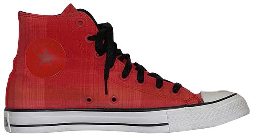 Converse Chuck Taylor All Star Tonal Hi Plaid Red