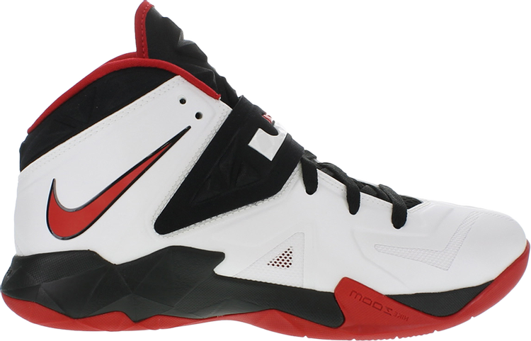 LeBron Zoom Soldier 7 'White Red Black'