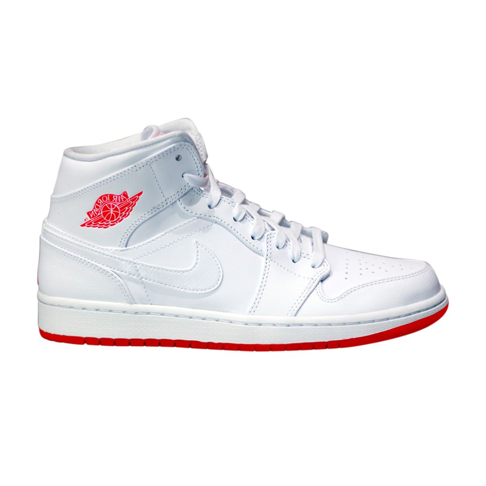 Air Jordan 1 Mid 'Infrared 23' | White | Men's Size 12 - 667300-123