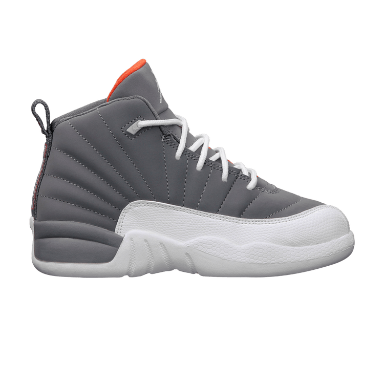 Grey and orange jordan 12 shop