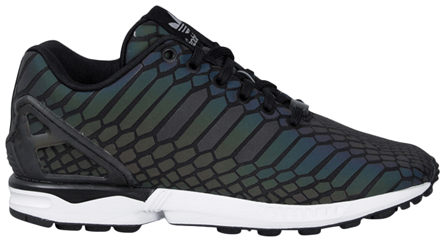adidas zx flux xeno reflective limited 3m hologram b24441 black