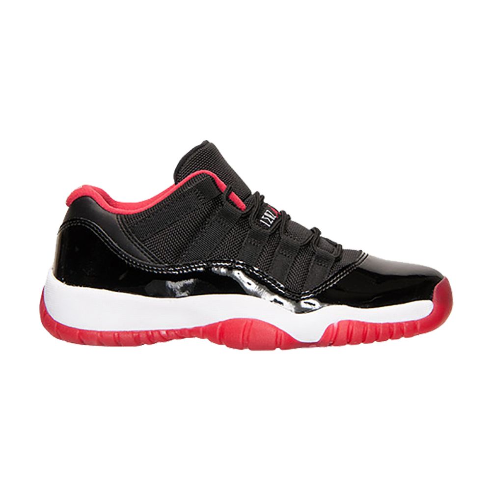 Air Jordan 11 Retro Low BG 'Bred' | Black | Kid's Size 5