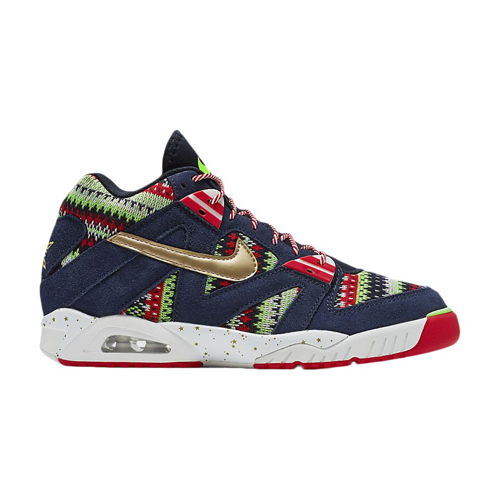 Nike Air Tech Challenge 3 QS 'Christmas' | Blue | Men's Size 10.5 - 827822-400