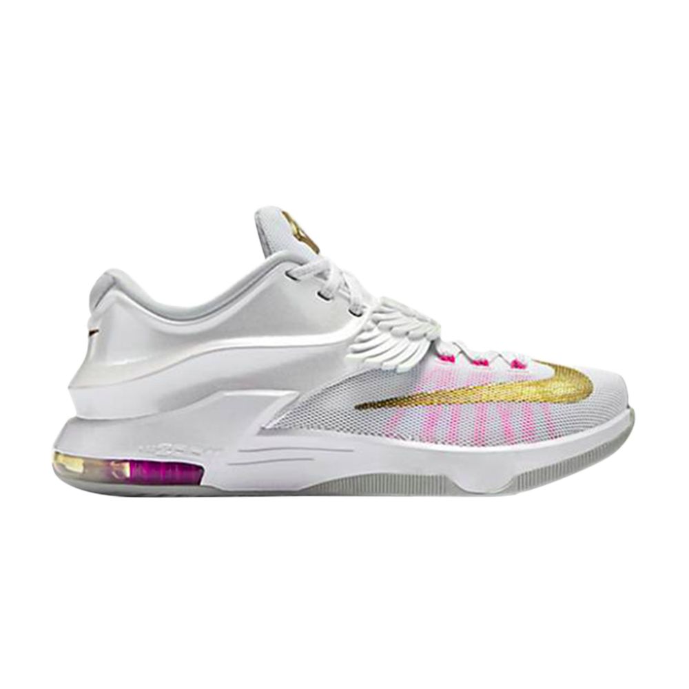 Nike KD 7 GS 'Aunt Pearl' | White | Kid's Size 6