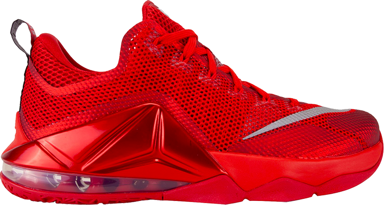 Buy Lebron 12 Low 'University Red' - 724557 616 - Red | Goat