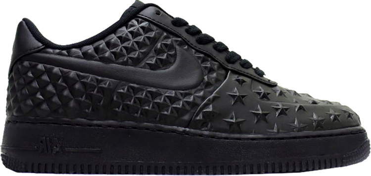 Nike Air Force 1 in Black: Rainbow LV - Depop