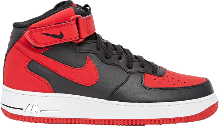 Air Force 1 Mid '07 'Black Gym Red