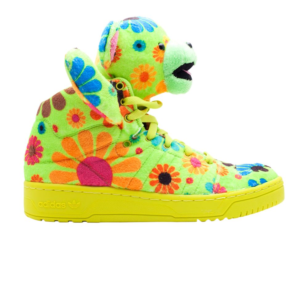 adidas JS Bear 'Flower Power' | Green | Men's Size 10