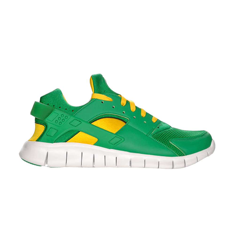 nike huarache free green