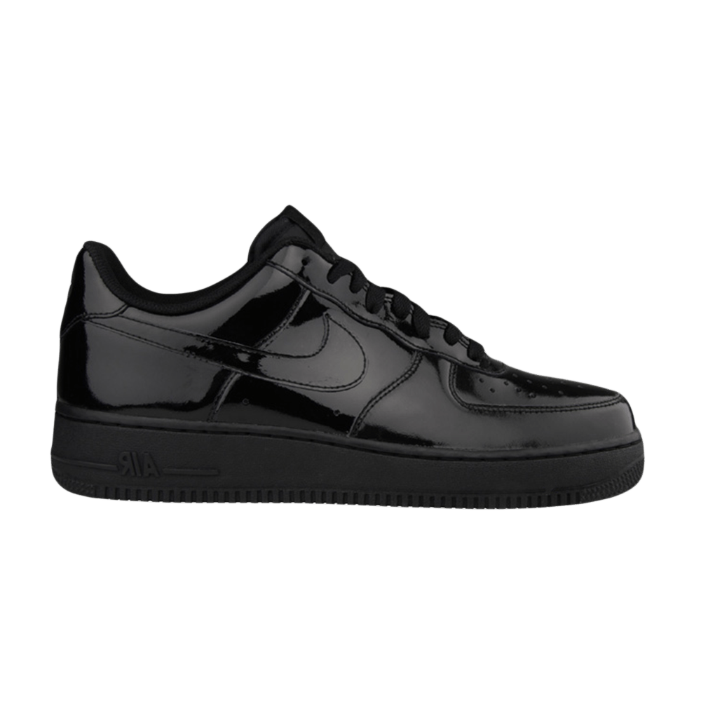 black glossy air force 1