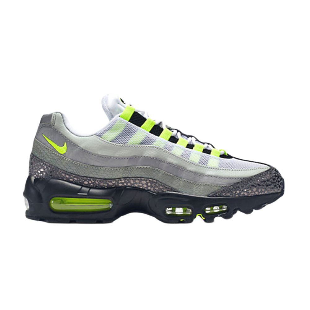 Nike Air Max 95 OG Premium 'Neon Safari' | Grey | Men's Size 8.5