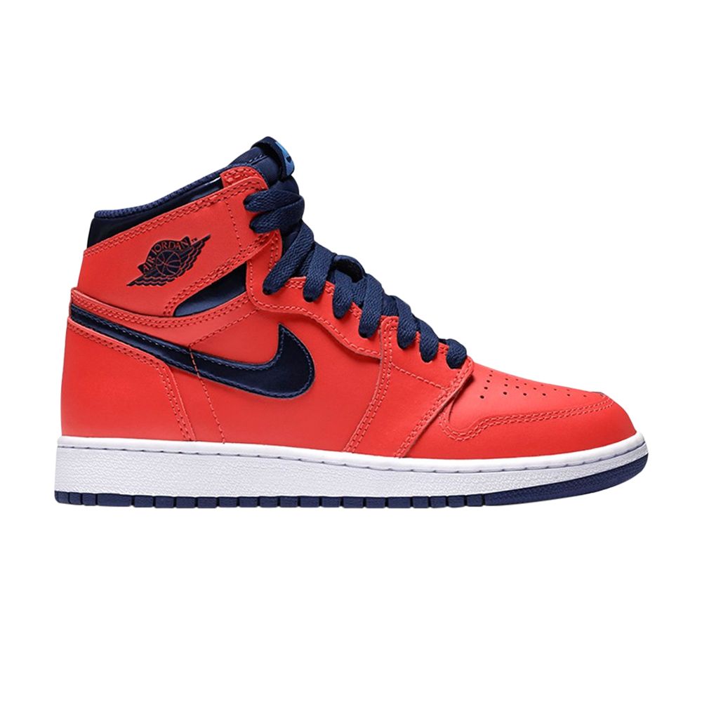 Air Jordan 1 Retro BG 'Letterman' | Orange | Kid's Size 3.5