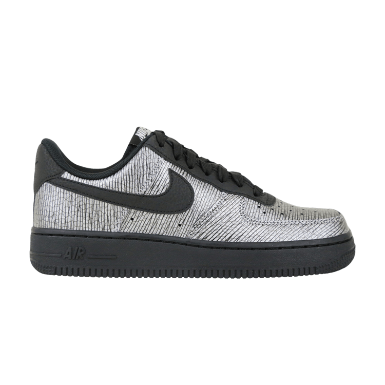 Nike air force 1 metallic silver black aqua best sale