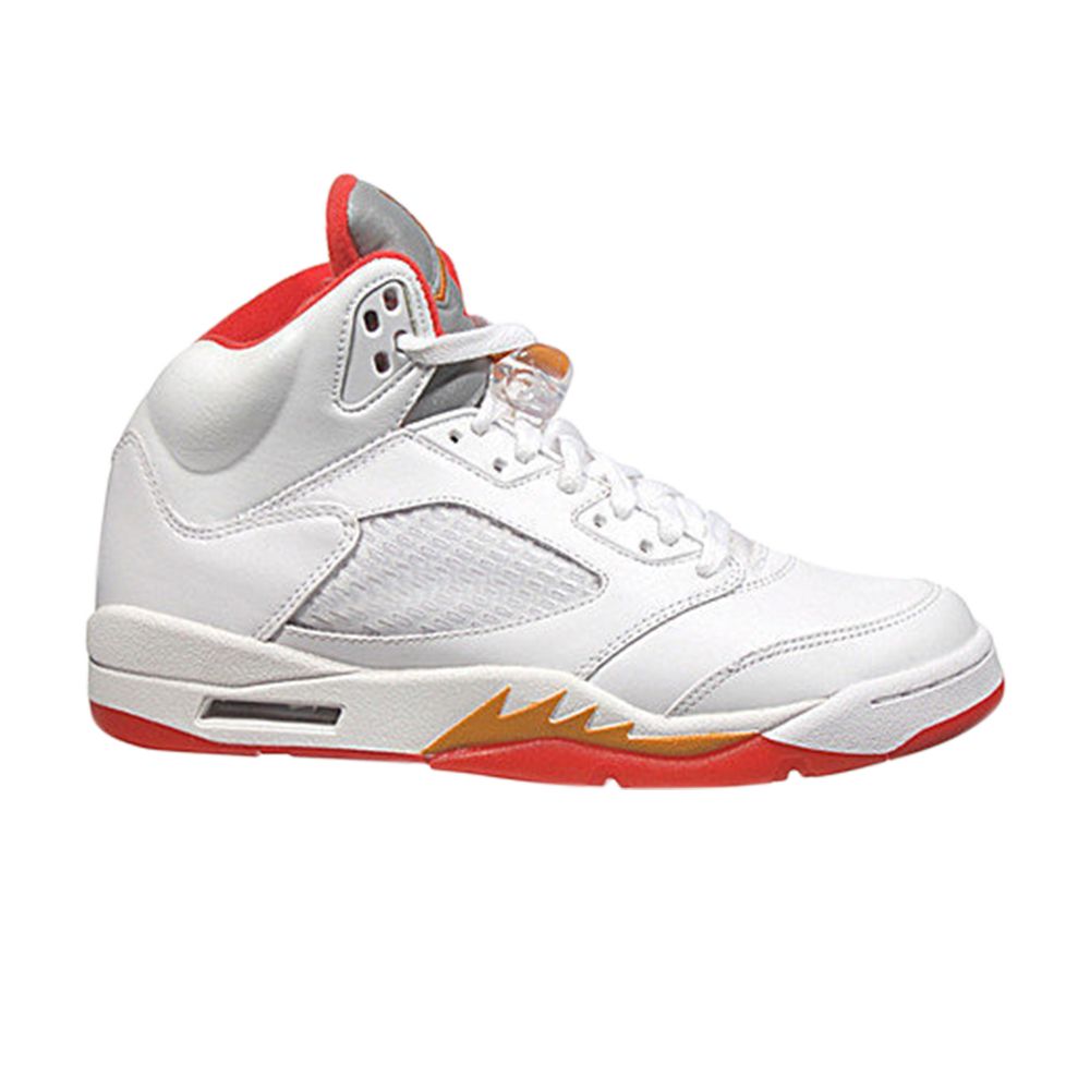 Pre-owned Air Jordan 5 Retro Gs | White | Kid's Size 4