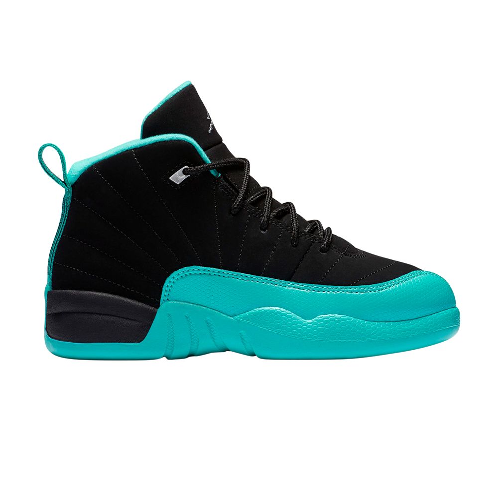 Pre-owned Air Jordan 12 Gp 'hyper Jade' | Black | Kid's Size 4.5