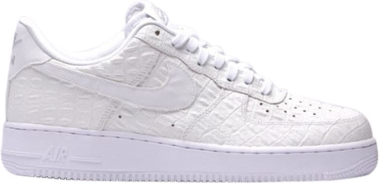 NIKE AIR FORCE 1 LOW LV8 NEW SIZE 12 WHITE OSTRICH 718152 104