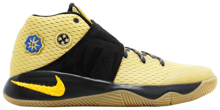 Kyrie 2 sales white and gold